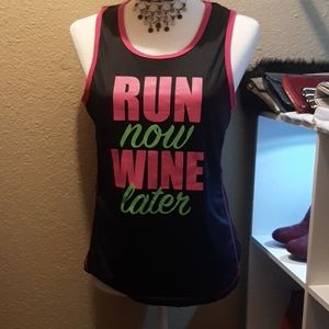 Workout tank top size medium black